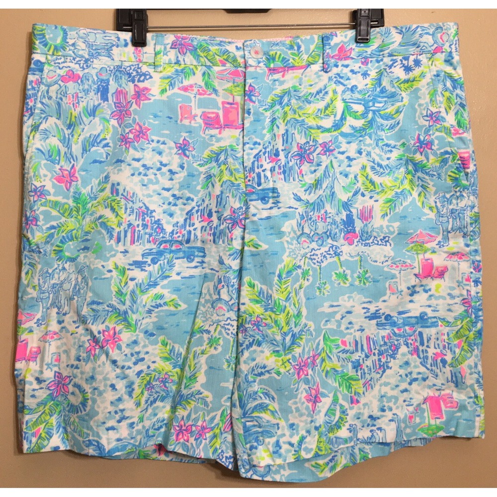 NEW Lilly Pulitzer Men's Size 42R What a Lovely Place Beaumont Shorts